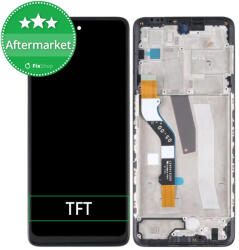 Motorola Moto G51 XT2171 - Ecran LCD + Sticlă Tactilă + Ramă (Black) TFT, Black
