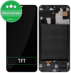 Samsung Galaxy A50 A505F - Ecran LCD + Sticlă Tactilă + Ramă (Black) TFT, Black