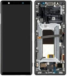 Sony Xperia 5 - Ecran LCD + Sticlă Tactilă + Ramă (Black) - 1319-9383 Genuine Service Pack, Black