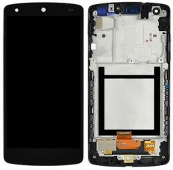LG Nexus 5 D821 - Ecran LCD + Sticlă Tactilă + Ramă (Black) - ACQ86661402 Genuine Service Pack, Black