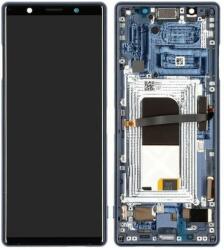 Sony Xperia 5 - Ecran LCD + Sticlă Tactilă + Ramă (Blue) - 1319-9384 Genuine Service Pack, Blue