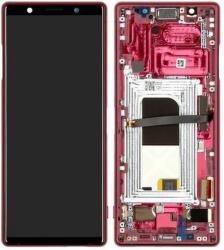 Sony Xperia 5 - Ecran LCD + Sticlă Tactilă + Ramă (Red) - 1319-9456 Genuine Service Pack, Red