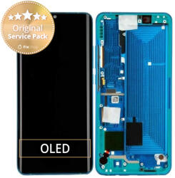 Xiaomi Mi Note 10, Mi Note 10 Pro - Ecran LCD + Sticlă Tactilă + Ramă (Aurora Green) - 56000100F400 Genuine Service Pack, Aurora Green
