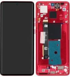 Motorola Edge 40 - Ecran LCD + Sticla Tactilă + Ramă (Viva Magenta) - 5D68C22712 Genuine Service Pack, Viva Magenta