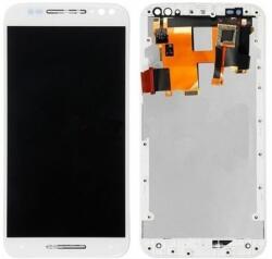 Motorola Moto X Style XT1572 - Ecran LCD + Sticlă Tactilă + Ramă (White) TFT, Alb