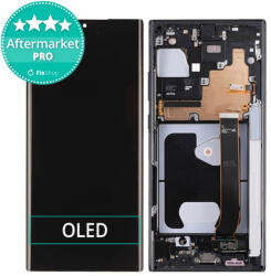 Samsung Galaxy Note 20 Ultra N986B - Ecran LCD + Sticlă Tactilă + Ramă (Mystic Black) OLED, Black