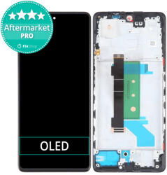 Xiaomi Redmi Note 12 Pro+ 5G - Ecran LCD + Sticlă Tactilă + Ramă (Midnight Black) OLED, Black