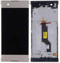 Sony Xperia XA1 G3121 - Ecran LCD + Sticlă Tactilă + Ramă (Gold) TFT, Gold