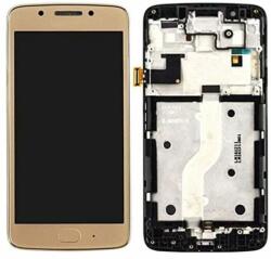 Motorola Moto G5 Plus - Ecran LCD + Sticlă Tactilă + Ramă (Gold) TFT, Gold