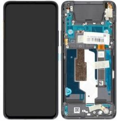 ASUS Zenfone 8 Flip ZS672KS - Ecran LCD + Sticlă Tactilă + Ramă (Galactic Black) - 90AI0041-R20010 Genuine Service Pack, Galactic Black