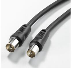 Roline Кабел Roline 11.99. 4460, Antenna Connector(м) към Antenna Connector(ж), 1.5m, черен (11.99.4460)