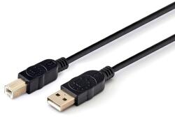 Manhattan Кабел Manhattan, USB Type A(м) към USB Type B(м), 3m, черен