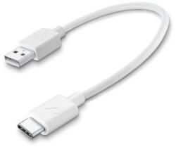Cellularline Кабел Cellularline 4440, от USB Type А(м) към USB Type C(м), 0.15m, бял