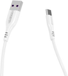 PZX Кабел PZX V142, от USB A(м) към USB C(м), 1m, бял (V142)