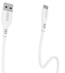 PZX Кабел PZX V140, от USB A(м) към USB Micro B(м), 1m, бял (V140)