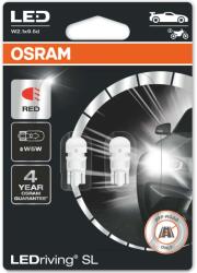 OSRAM Автомобилна крушка Osram 2825DRP, 0.6W, 15lm, W5W, W2.1x9.5d, LED, 2 броя в опаковка (2825DRP)