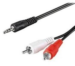 Roline Кабел Roline 11.09. 4345, от 3.5mm Stereo Jack(м) към 2x RCA(м), 5 m, черен (11.09.4345)