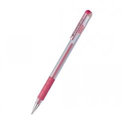 Pentel Ролер Pentel Hybrid METAL K118M, дебелина на писане 0.8mm, цвят на писане червен