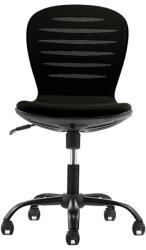 RFG Детски стол RFG Flexy Black, до 120кг. макс тегло, дамаска, коригиране височината, черен (7003GTLH09161/K09161)