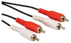 RaidSonic Кабел RaidSonic, 2x RCA Chinch(м) към 2x RCA Chinch(м), 5м, черен