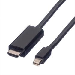 Roline Кабел Roline 11.99. 5796, Mini DisplayPort(м) към HDMI(м), 2m, черен (11.99.5796)
