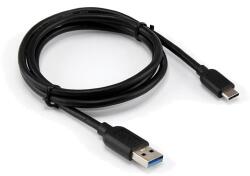 SBOX Кабел Sbox CTYPE-1, от USB A(м) към USB C(м), 1m, черен (CTYPE-1)