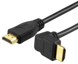 SBOX Кабел Sbox HDMI-90-15, от HDMI(м) към HDMI(м), 1.5m, черен, позлатени конектори (HDMI-90-15)