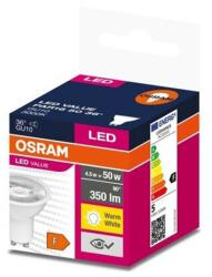 OSRAM LED крушка Ledvance, GU10, 4.5W, 350lm, 3000K (AC32055)