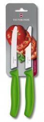 Victorinox Комплект ножове Victorinox Swiss Classic, назъбено острие, зелени (6.7836.L114B)