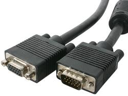SBOX Кабел Sbox VGA-MF2, от VGA(м) към VGA(ж), 2м, черен (VGA-MF2)