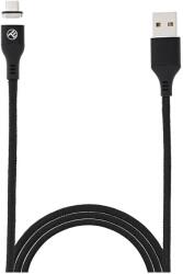 Tellur Кабел Tellur TLL155383, от USB A(м) към USB Micro B(м), 1m, черен, магнитен (TLL155383)
