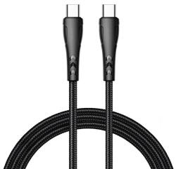 Xmart Кабел Xmart Mamba, от USB-C(м) към USB-C(м), 1.2m, черен (Mamba Type-C to Type-C)