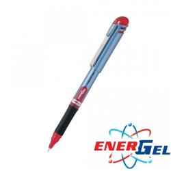 Pentel Ролер Pentel Energel BLN15, червен цвят на писане, дебелина на линията 0.7 mm, гел, син, цената е за 1бр. (продава се в опаковка от 12бр. ) (OK26800)