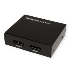 Roline Сплитер Roline 14.99. 3590, от 1x DisplayPort(ж) към 2x DisplayPort(ж), 4K2K@30Hz, черен (14.99.3590)