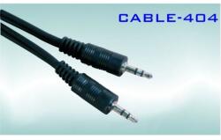 Royal Кабел Royal CABLE-404/10, от 3.5mm жак(м) към 3.5mm жак(м), 10m, черен, никелирани конектори