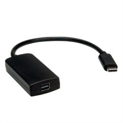 Roline Адаптер Roline 12.99. 3226, от USB Type C(м) към Mini DisplayPort(ж), черен
