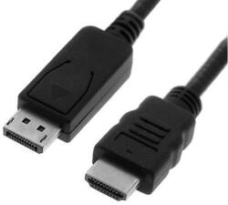 Roline Кабел ROLINE 11.99. 5781, DisplayPort(м) към HDMI(м), 2m, черен (11.99.5781)