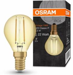 OSRAM LED крушка Ledvance Vintage 1906 LED, E14, 2.5W, 220lm, 2400K (AC32415,AC17528)