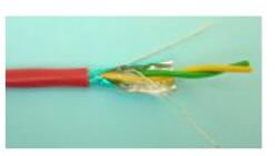 Elan Кабел за аларма ELAN 242051R, 2x 0.22мм2, 400V, Ø 5.0мм, екраниран, 100м, червен (242051R)