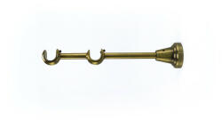  Kétsoros nyitott karnisrúd tartó antik arany (L-47-A)
