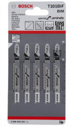 Bosch PRO Laminate clean T101BIF szúrófűrészlap, 83 mm, 5 db 2608636431 (2608636431)