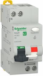 SCHNEIDER Intrerupator diferential RCBO 1P+N 4500 30mA C 6A tip AC Schneider EZ9D32606 (EZ9D32606)