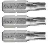 Fortum behajtóhegy TORX, 3 db, S2 acél; T 10×25mm, bliszteren (4741410) - primanet