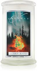 Kringle Candle Bourbon Bonfire illatgyertya 624 g