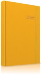 Herlitz Agenda datata 2024 RO A5, 352 pagini, coperta din piele sintetica, Premium Deluxe Chiusa, culoare galben, Herlitz HZ9493910