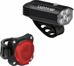 Lezyne Fusion Drive 500+/Zecto Drive 200+ Pair Satin Black/Black Front 500 lm / Rear 200 lm Lumini bicicletă (1-LED-38P-V237)