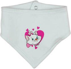 Asti Háromszög nyálkendő Marie cica mintával