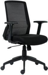 Antares Scaun birou ergonomic Novello, rotativ, textil + mesh, negru (617373)