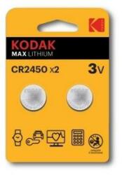 Kodak Baterii Kodak CR2450 3 V (2 Unități) Baterii de unica folosinta