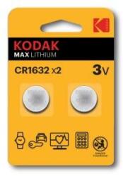 Kodak Baterii Kodak CR1632 3 V (2 Unități) Baterii de unica folosinta